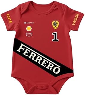 KARMIKH Unisex Baby Half Romper with Racing Car Print, Soft Cotton Fabric, Short Sleeves, Round Neck, Comfortable Summer W... Price In India