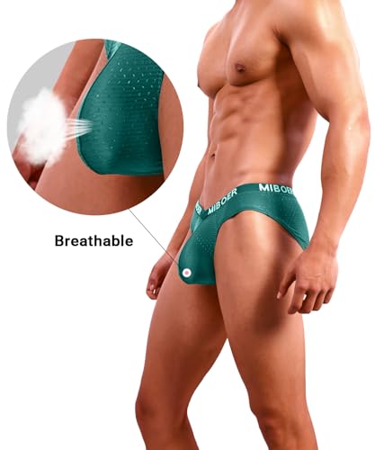 Men's Sexy Bikini Briefs Low Rise Soft Lightweight Bulge Pouch Underwear2