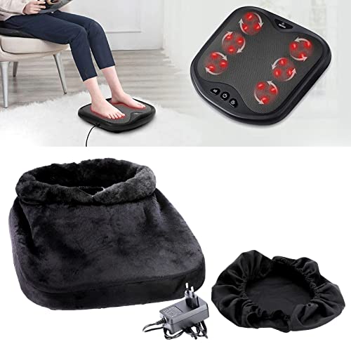 SHIATSU Fußmassage Gerät mit Wärmefunktion und Winter-Bezug, Timer und 3 verschiedene Modi. Vibrationsmassage Rückenmassage Fußmassage… Cover