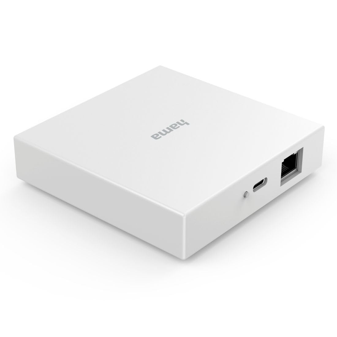 Hama Smart Hub gateway WiFi connesso (Matter, Zigbee, Thread, compatibile con controllo vocale Alexa, Google Assitant e Apple Siri), bianco