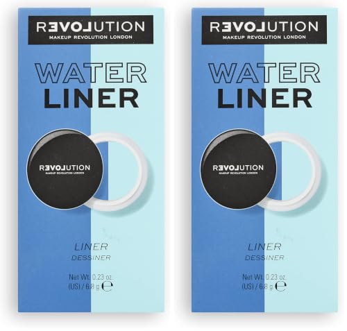 Image of Revolution Relove Water Activated Eye Liner Double Up Long Stay Smudge-Proof Red & Yellow (Blues) (Pack of 2)