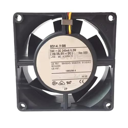 Ventilateur 8314/19H 24 V 6W pour refroidissement d'armoire