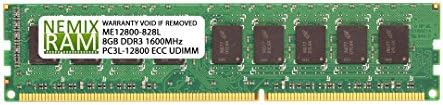 Fujitsu S26361-F3777-E515 S26361-F3777-L515 8GB (1x8GB) DDR3 1600 (PC3 12800) ECC Unbuffered UDIMM Memory by NEMIX RAM