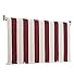 Linea Garden Friend T1372028/E Tenda da Sole a Caduta, Riga Bordeaux, 200x8x250 cm immagine