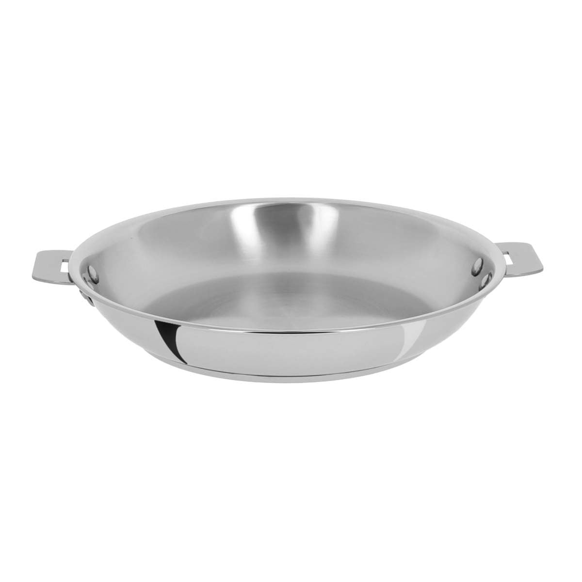 Cristel - P32QMP- Poêle inox 32cm sans poignée amovible - Collection Casteline
