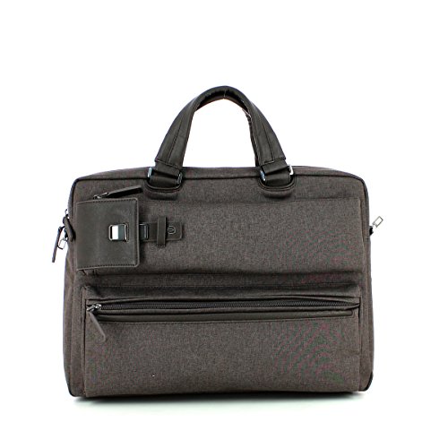 Piquadro Yukon Cartella, 41 cm, Testa di Moro