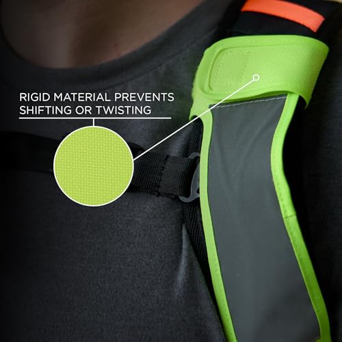 Image of Ergodyne GloWear 8106 Universal Hi Vis Reflective Strap Cover, Designed for Harnesses, Backpacks, Safety Gear, 2-Pack