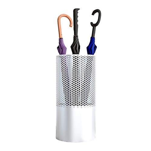 Porte-parapluies moderne en métal design industriel rond 23x50 cm