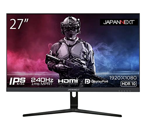 Amazon.co.jp: JAPANNEXT 27型IPS フルHDパネル搭載240Hz対応