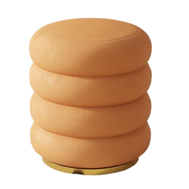 Silla de tocador con taburete de almacenamiento para tocador, taburete redondo de maquillaje con compartimento oculto
