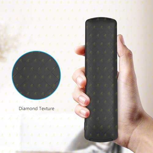 Image of RAYA Silicone Cover Compatible with Jio Tv Set Top Box Remote Protective Case with Lanyard [ Remote NOT Included ] (Black)
