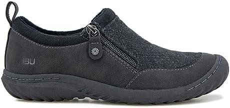 JBU by Jambu Women's Amber Wool Oxford Flat, Black, 8 | Image 1