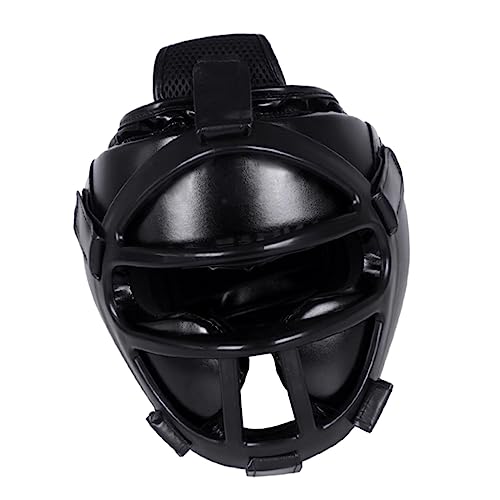 Casco de boxeo unisex portátil para artes marciales Mma Muay Thai Karate, color negro, talla M