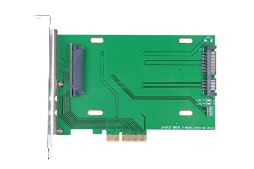 KNACRO PCI-E 3.0 x4 Lane to U.2 U2 Kit SFF-8639 Host Adapter for Intel Motherboard & 750 NVMe PCIe SSD