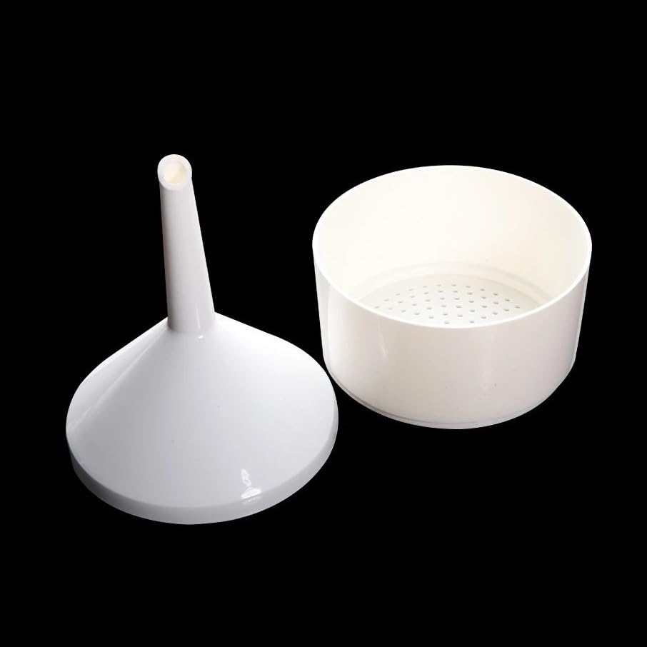 Embudo Buchner de plástico PP de 150 mm desmontable para experimentos 5