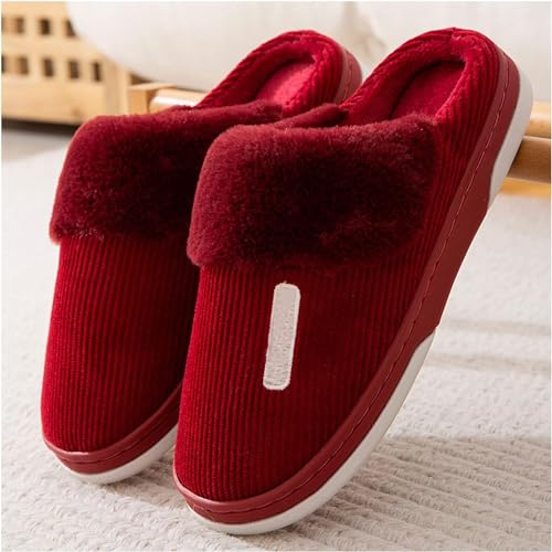 Image of INFISPACE Men and Women Winter Flip Flops Carpet Slippers for Bedrooms House Slippers