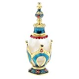 * Bouteille de parfum vide rechargeable en verre vintage de Crown.