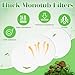 Anglekai 24PCS Monotub Filters, Self-Adhesive Monotub Filter Discs Replacements for Mushroom Growing Supplies