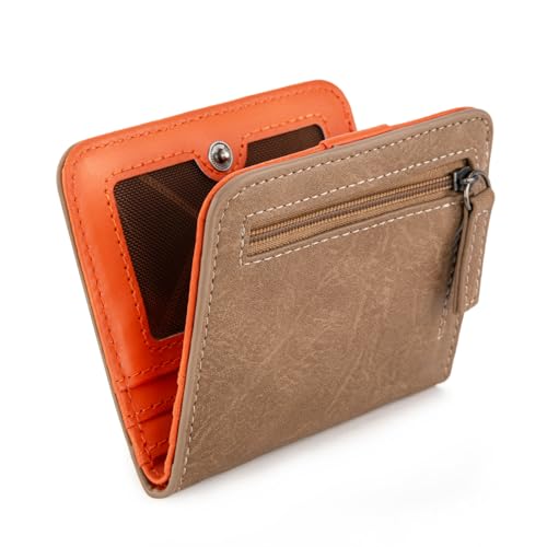 Image of Montana West X Wrangler Small Women's Slim Thin Wallet Card Cases Money Organizer Thin Mini Pocket Wallet with Rfid Lining and A Coin Purse