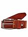 JACK & JONES JJIPAUL JJLEATHER BELT NOOS, Cinturón Hombre, Marrón (Mocha Bisque), 90 cm (Talla del fabricante: 90)