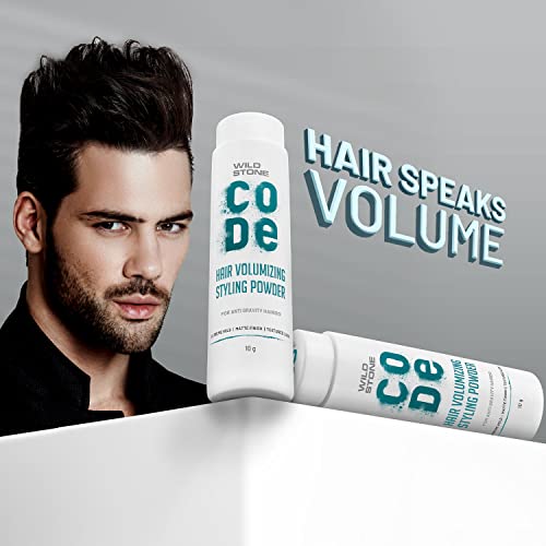 Image of Wild Stone CODE Hair Volumizing Styling Powder for Men 10gm