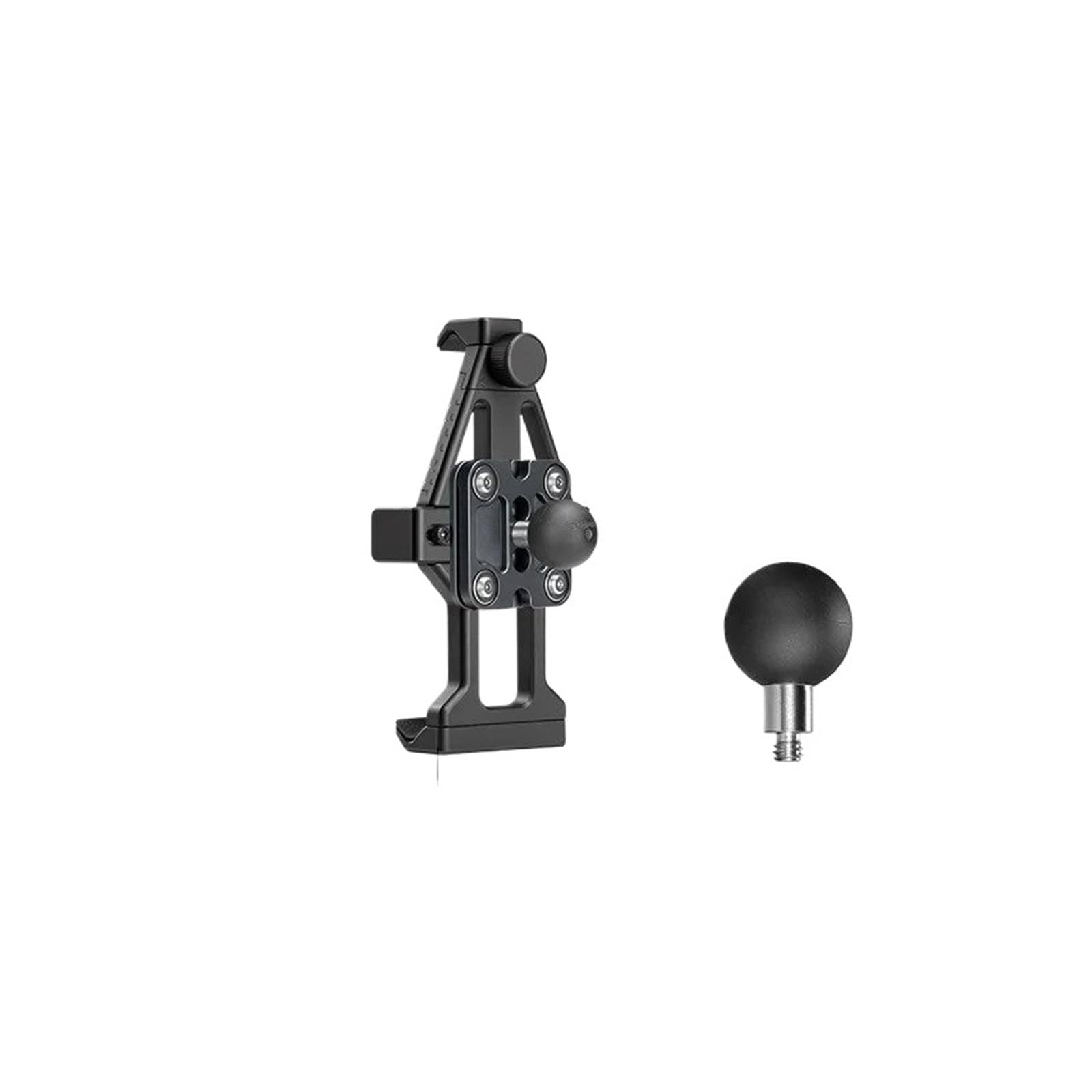 Support GPS Moto Support De Téléphone pour Moto, Fixation Guidon Réglable Et Rotative À 360° en Alliage D'aluminium avec Amortisseur