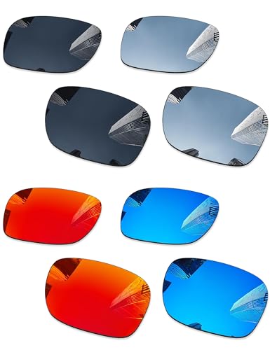 Verres de rechange pour RayBan Justin RB4165 54mm | Pack de 4 paires multicolores