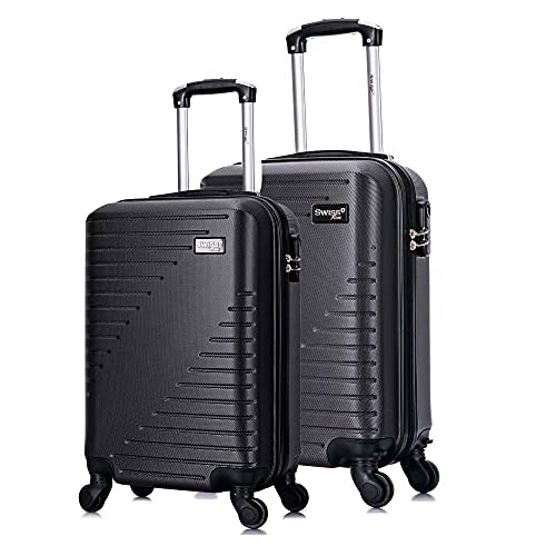 Conjunto Mala de Viagem Pp e P Chicago Swiss Move Grafite