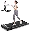 HomeFitnessCode Walking Pad Treadmill, Treadmills for Home, 2.5HP Portable Electric Under Desk Treadmill with LED Display & Remote, Adjustable Speed, No Assembly (Black-Classic)