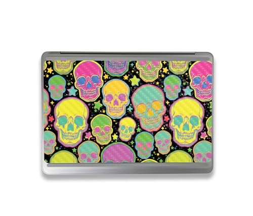Image of MightySkins Carbon Fiber Skin Compatible With Microsoft Surface Laptop Studio 2 (2023) Full Wrap Kit - Candy Skulls | Protective, Durable Textured Carbon Fiber Finish | Easy To Apply | Made in the USA