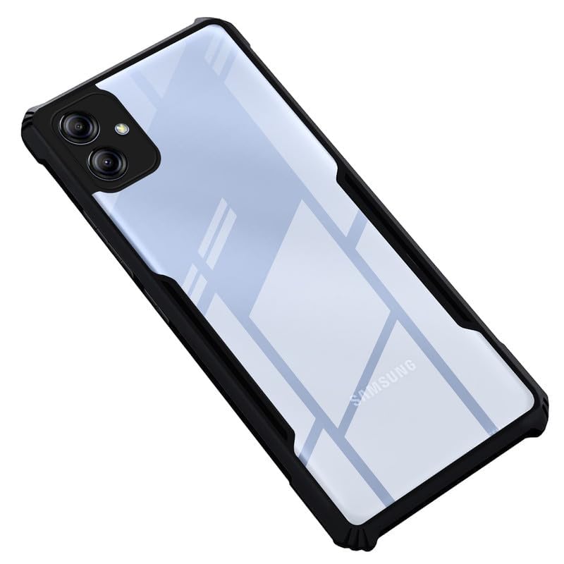 SHINESTAR Samsung Galaxy M04 / F04 / A04E (4G) Back Cover Case | Ultra Thin 360 Degree Protection Crystal Clear Tranparent Bumper Back Cover Case for Samsung Galaxy M04 / F04 / A04E (4G) - Black (B0CWS61X33) Amazon Price History, Amazon Price Tracker