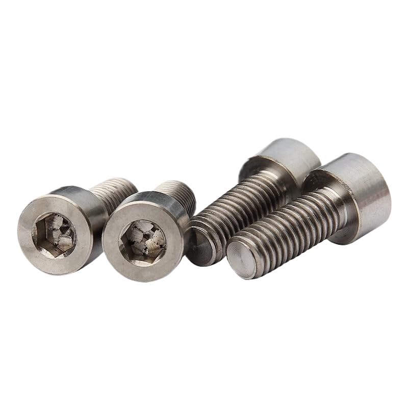 Vis à tête cylindrique creuse hexagonale en titane GR2 DIN912 UNC 4#-40 x 1 pouce