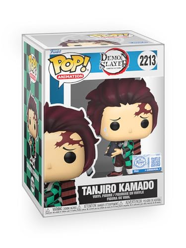 Epic Collectibles Pop Anime: Demonslayer - Tanjiro with Crow Exclusive Vinyl Figure Included with Box Protector Compatible for Funko