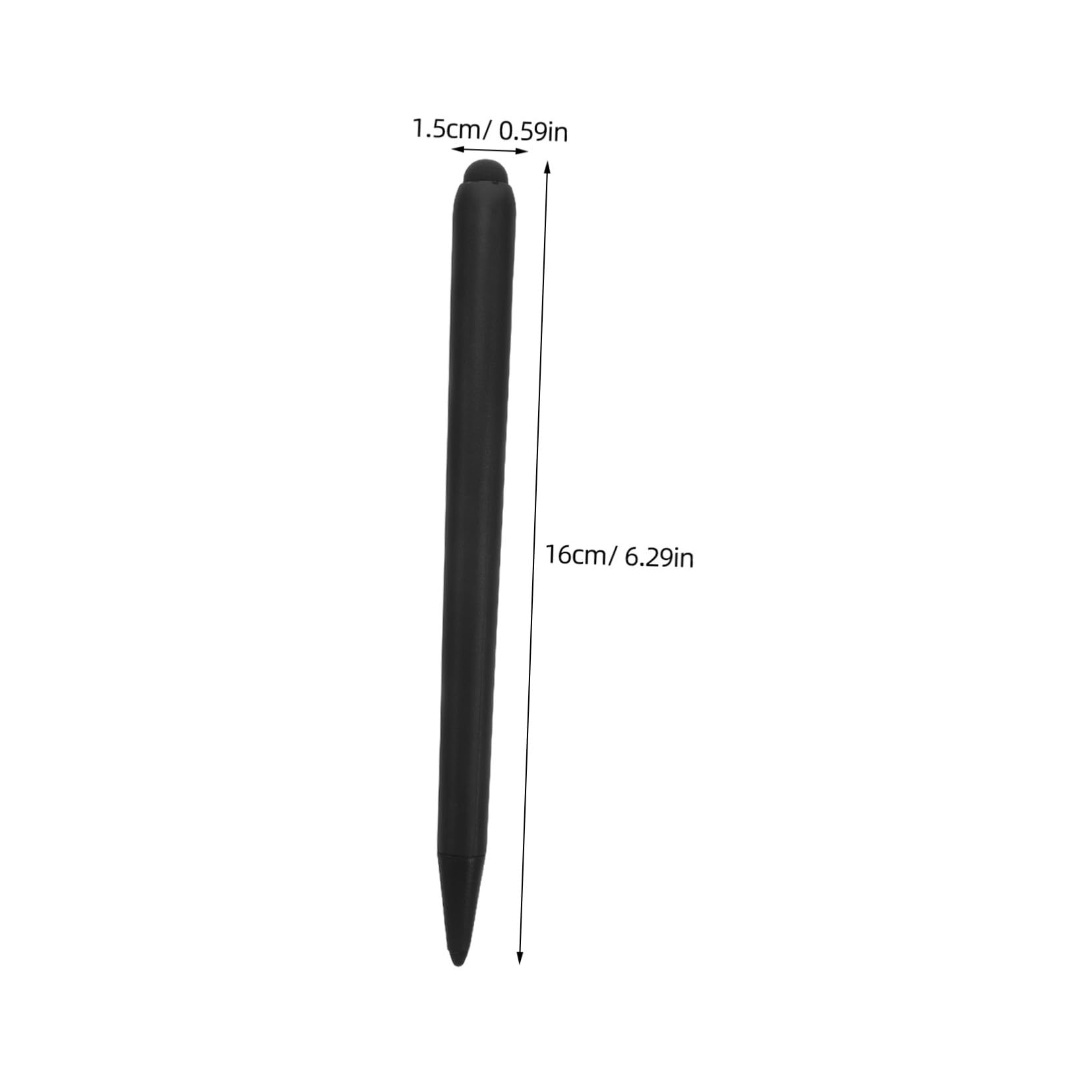Ipetboom Penna Touch Capacitiva Nero 2 Pezzi in Abs Doppia Punta, Precisione Touch e Uso Versatile per Schermo Didattico e Incontri Aziendali