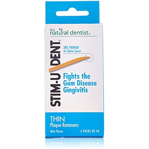 Stim-U-Dent Plaque Removers Thin Mint 160 Each (Pack of 3) Cover