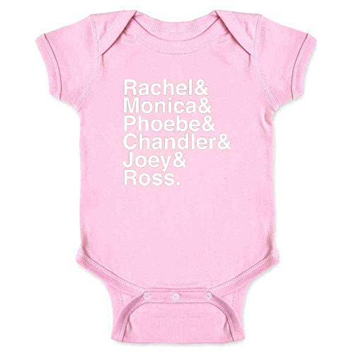 Funny Friends Character Infant Bodysuit for Newborns and Infants Pink 12M
