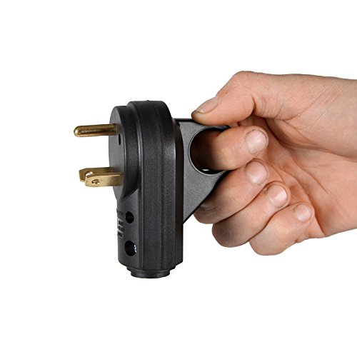 Leisure Cords 30 Amp Male Rv Receptacle Plug Electrical Plug Adapter With Handle (30-Amp Male) #TOP4