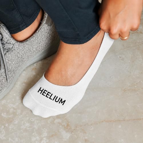 Image of HEELIUM Bamboo No Show Socks for Men | Odour Free & Breathable | 3X Softer Than Cotton Socks | Low Cut Socks | Size (UK 6-10)