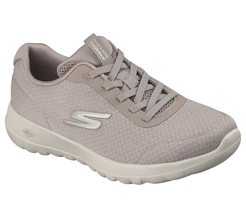 Image of Skechers Women's Go Walk Joy Ecstatic Sneaker | Air-Cooled Goga Mat Insole, 5GEN Cushioned Midsole, Machine Washable, Vegan, Elastic Bungee Laces