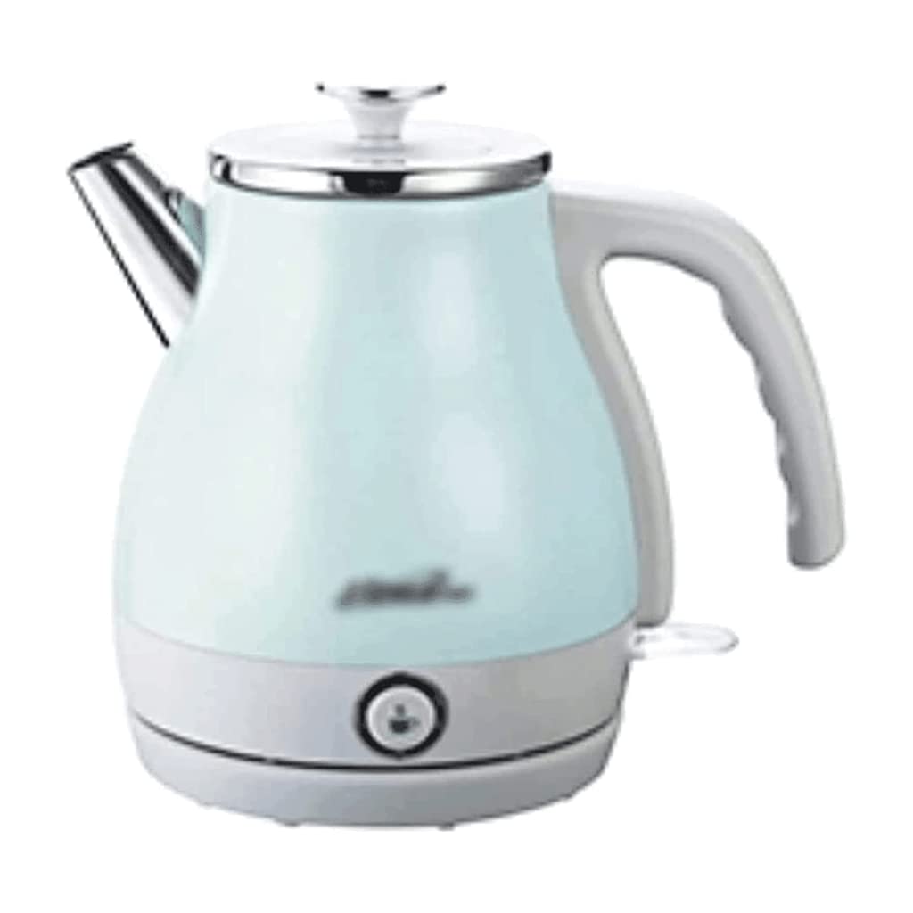 Bollitore elettrico, bollitore elettrico, base girevole a 360 gradi, caldaia per acqua calda con indicatore LED, bollitore d'acqua, 1 l, spegnimento automatico e protezione a secco, facile da