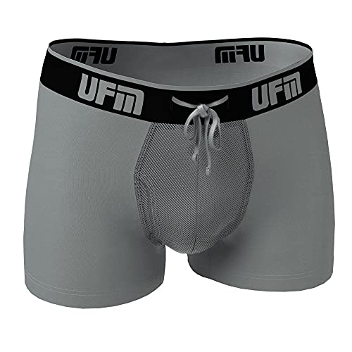 UFM Men’s Polyester Trunk w/Patented Adj. Support Pouch Underwear for Men