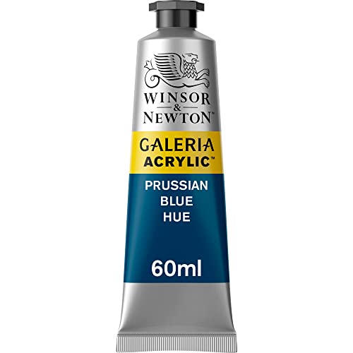 Image of Reeves Winsor and Newton, Prussian Blue Hue Galeria Acrylic Paint, 60ml Tube, 60-ml, 2 Fl Oz