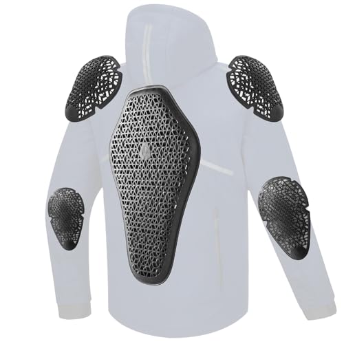 ILM バイク プロテクター 膝 肩肘 背中プロテクター セット薄型 ESA素材...