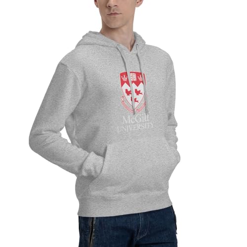 Mcgill University Hoodie Long Sleeve Pullover Casual Sweatshirt Hooded Noveltyblue4