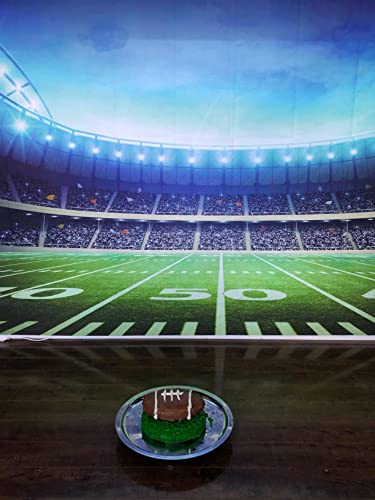 Fondo fotográfico 7x5ft campo de fútbol americano miniatura 6
