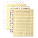 Luvable Friends Unisex Baby Cotton Flannel Receiving Blankets, Yellow Dots 4-Pack, One Size