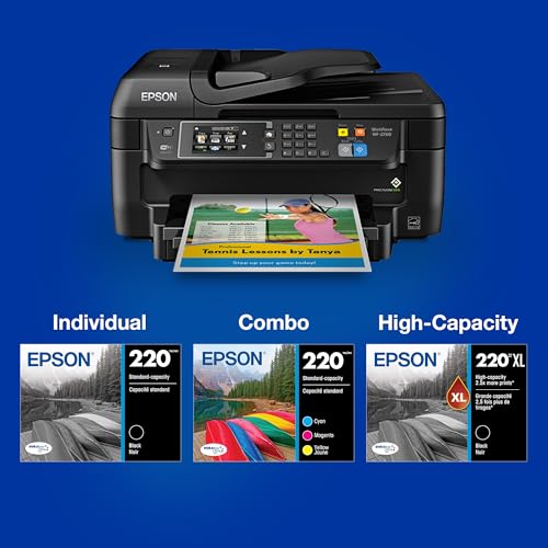 image for EPSON 220 DURABrite Ultra Ink Standard Capacity Black Cartridge (T2201