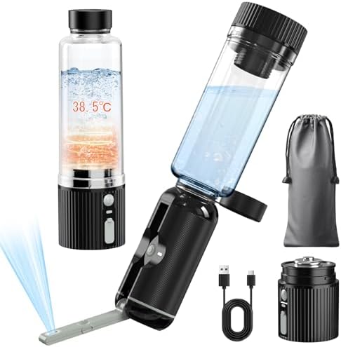 Heated Portable Bidet for Travel, JUTIMER 7500mAh Rechargeable Tr...