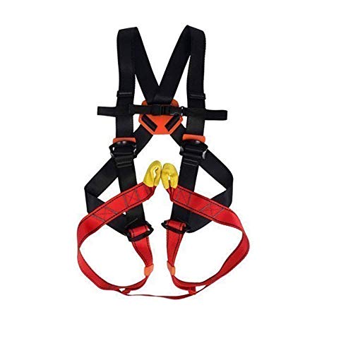 Harnais de protection anti-chute, sécurité de la ceinture d'escalade, ceinture extérieure de protection d'extension pour Zipline Abseilen High Altitude School Assignment Body Guard