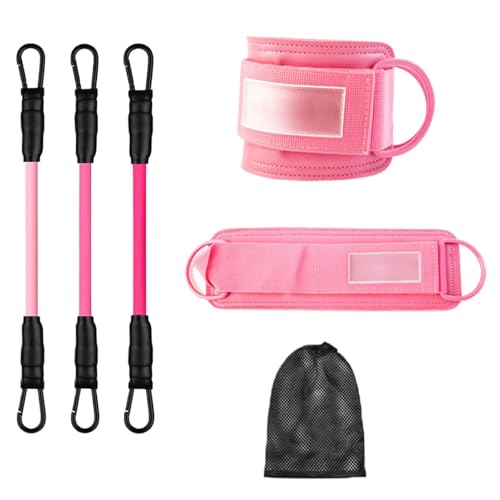 Bandes de résistance aux chevilles avec sangles confort pour Pilates à la maison